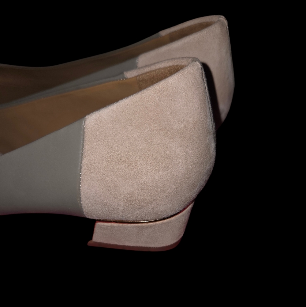 Tory Burch Gigi 20mm Suede Blocks sz 9 1/2 - Picture 2 of 5